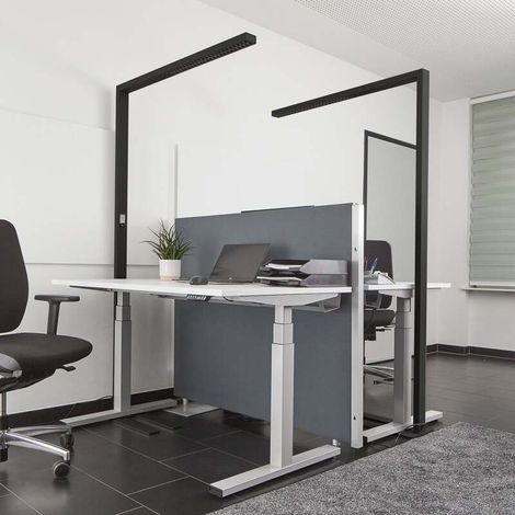 [GEBRAUCHT] B-Ware Arcchio LED-Büro-Stehlampe Jolinda schwarz 4000K mit Sensor und Touchdimmer (1/2)