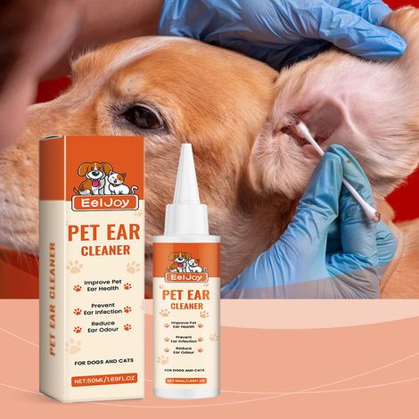 Nettoyage doux pour les animaux de compagnie, y compris les oreilles, les coussinets et les pattes. 50 ml. (1/5)