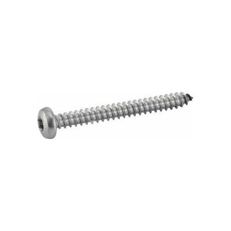 Vis à tôle tête cylindrique large, torx inox - Longueur: 70 - Qualite Inox: A2 - Diamètre: 6,3