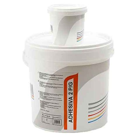 COLLA PER TAPPETI GOMMA 'ADHESIVA 2P/G' 5 kg