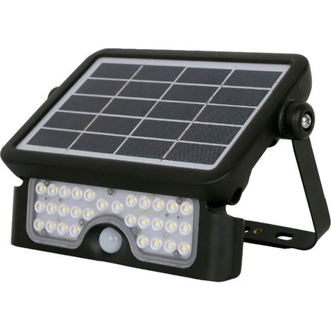 PROYECTOR DE LED SOLAR 5W 4000K NEGRO