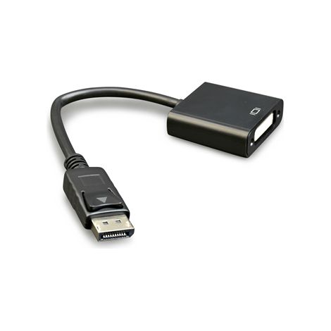 Adaptador Displayport Macho a DVI 24+5 Hembra en negro