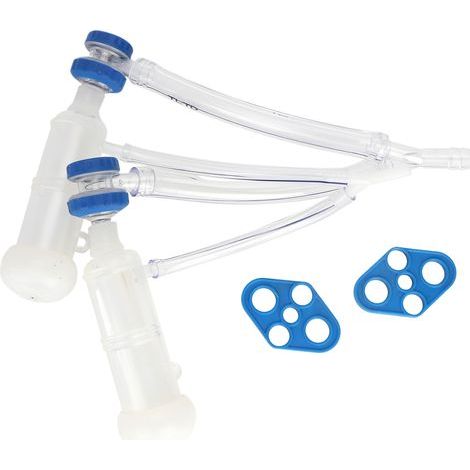 Kit griffe de traite complet, accessoire pour machine à traire pour chèvre et mouton, avec tuyaux et joints d'étanchéité (1/5)