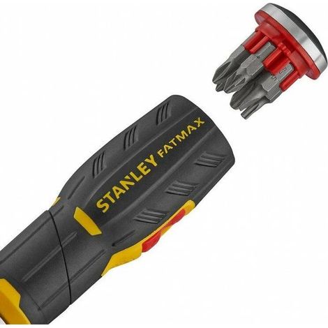 Tournevis porte-embouts à cliquet maxi S FATMAX + 12 embouts FMHT0-62691 STANLEY (1/3)