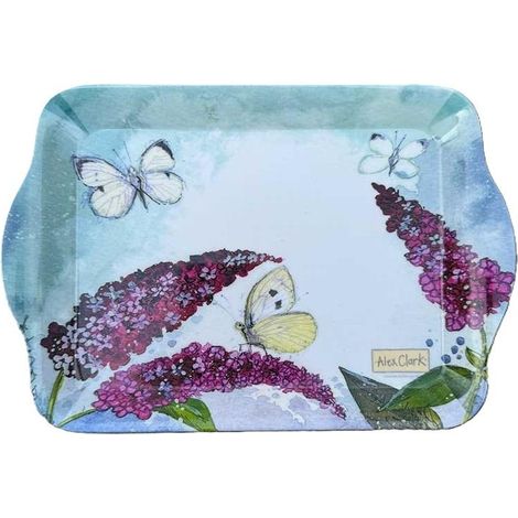 Vassoio da cucina piccolo Farfalle e buddleia Szoperka