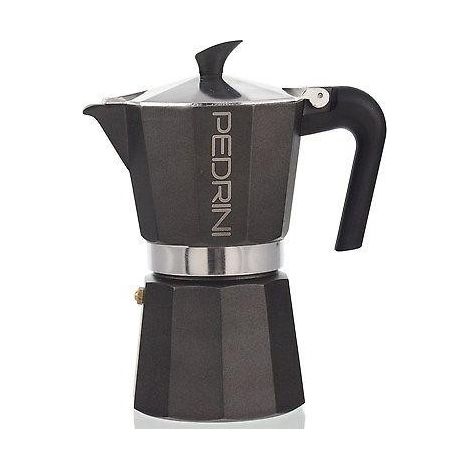 Pedrini 9114 Caffettiera Aroma Color 6 Tazze Antracite