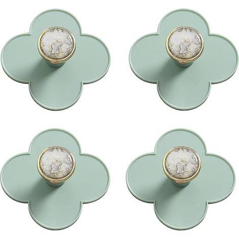 Filiyano-Lot de 8 supports mignons et résistants, crochets muraux adhésifs sans couture, pour la maison, la cuisine, la salle de bain, à suspendre à (1/2)