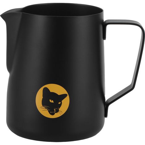 600 ml schwarzer Milchkännchen aus Edelstahl 304 für Kaffeeschaum und vielfältige Verwendungsmöglichkeiten (1/5)