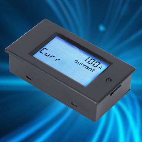 multimètre numérique multifonctionnel avec écran LCD, mesurant la tension, le courant, la fréquence du réseau et le facteur de puissance. (1/5)