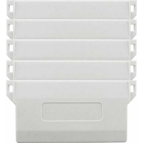 Plaque de base de 89 mm, ensemble de 10 pièces pour stores vénitiens verticaux, accessoires inclus. (1/5)