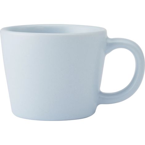 La cafetière Keramik Espressotasse, durable Keramik Kaffeetasse, 65ml, Himmel blue