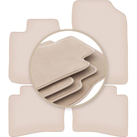 Alfombrillas beige PREMIUM para: Hyundai i20 III hatchback 2020-