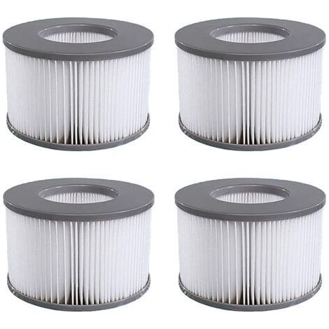 Filtre pour ,Filtre pour Lite, pour Whirlpoal Filter - Cartouches filtrantes pour sous - Bateaux et Spa Chauds - Modèle à partir de 2020 (4 pièces.)-Karteo (1/5)