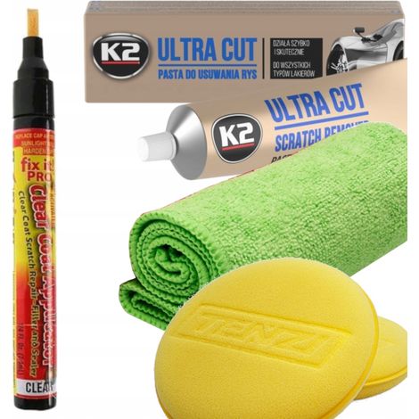 Ensemble de feutres et crayons + pâte K2 ultra CUT POUR ÉLIMINER LES RAYURES (1/5)
