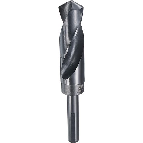 Foret 1-1/64" Queue Réduite 1/2" 3-Plats 4241 Acier Rapide Noir (1/5)