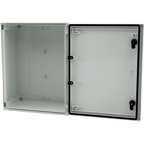 Coffret mural RS PRO en Fibre de verre renforcé en polyester Gris clair RAL 7035, IP66 ( Prix pour 1 )