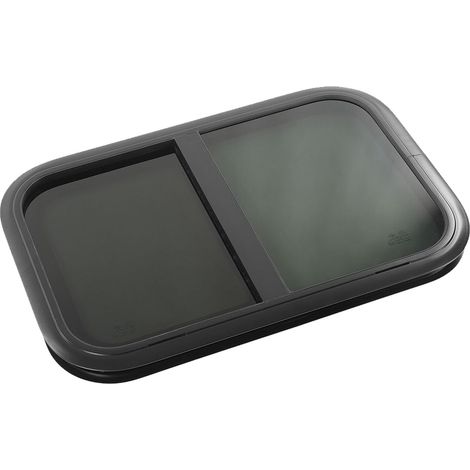 RV-Schiebefenster mit Moskitonetz, abgerundeten Ecken, wasserdicht, für Wohnwagen und Wohnmobile, Wandstärke 48-53 mm, horizontal, robust. (1/5)