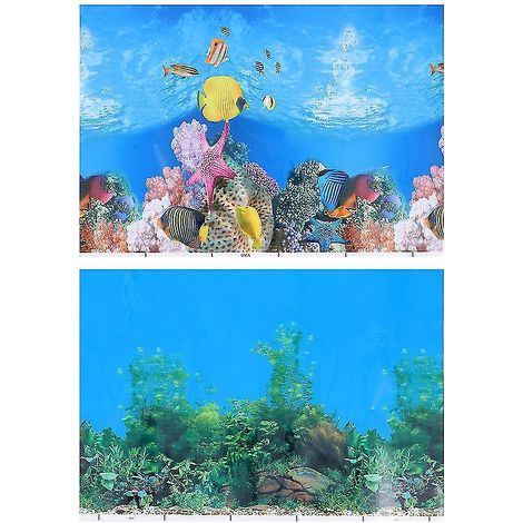 2 Stück Aquarium-Aufkleber (1/3)