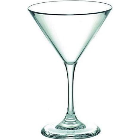 Verre À Cocktail - 160 Cc - Plastique Épais - Réutilisable - Lavable En Lave-Vaisselle - Pour Extérieur Et Soirée Informelle - Lot De 1
