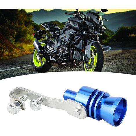 Sifflet à turbine pour voiture, haut-parleur d'échappement, accessoire automobile et moto modifié, bleu (1/5)