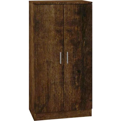 Maison Exclusive - Scarpiera Rovere Fumo 55x35x108 cm in Legno Multistrato (1/5)