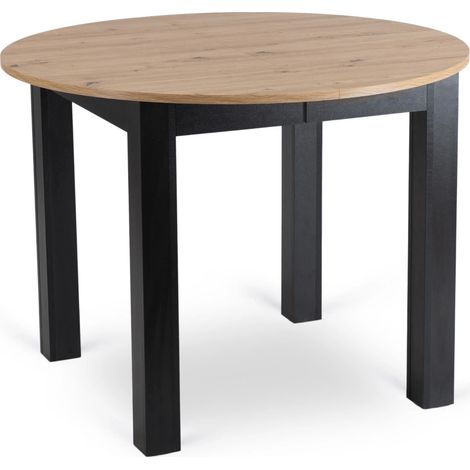 Harry Runder Ausziehtisch 102-142 cm Eiche Artisan/Modern Black (1/5)