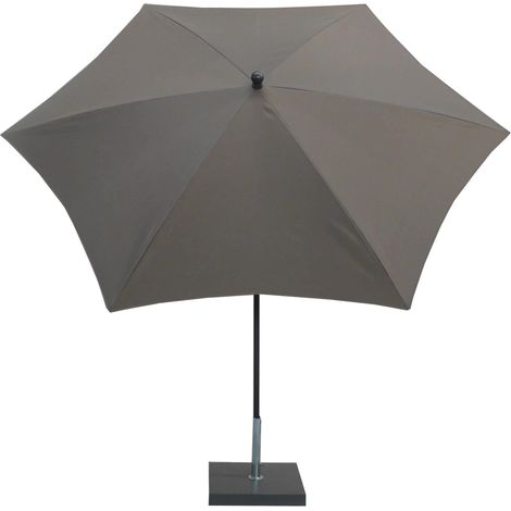 Ombrellone da Giardino Ø 2,5 m Palo Ø27 mm in Acciaio Maffei Kronos Tortora (1/5)