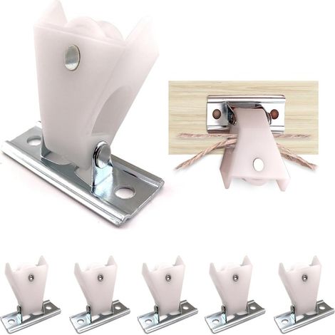 Ensemble de 6 accessoires pour stores romains enrouleurs en bambou (1/5)