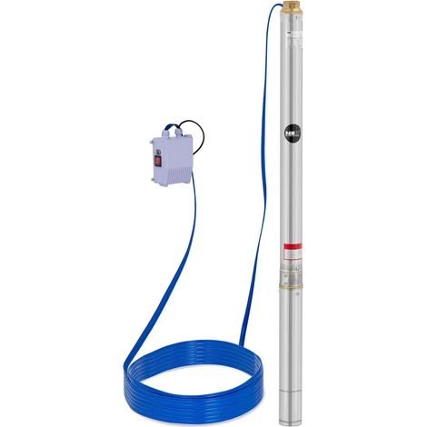 Pompe immergée 3 800 l/h 750 watts acier inoxydable acier inoxydable (1/4)
