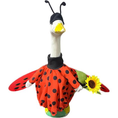 Costume d'oie de porche avec aile pour jardin, cour, terrasse, décoration d'oies (1/4)