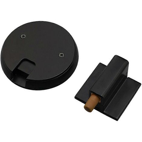 Butée de porte invisible fixée au sol, sans perçage, mécanique et résistante au vent, pour chambre et salle de bain ( ) (1/5)