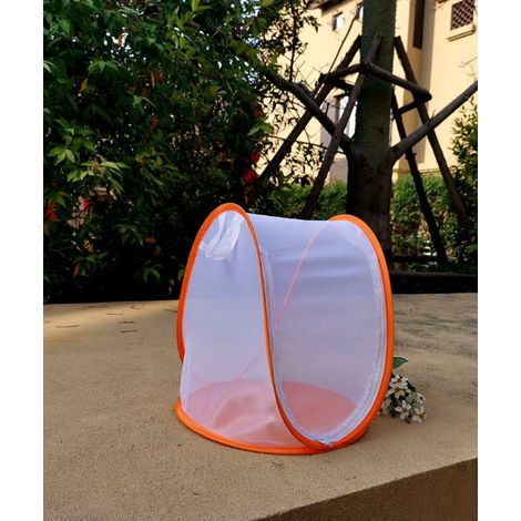 Filiyano-Mini serre orange pour plantes avec abri transparent, abri de jardin pliable et portable (1/5)