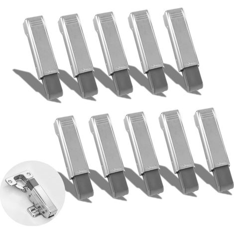 Pack of 10 clip-on hinges to replace CLIP Top and CLIP hinges with straight arm (1/4)