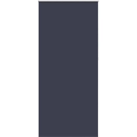 Maison Exclusive - Tenda a rullo oscurante 124,4x230 cm Tessuto Larghezza 120 cm blu marino