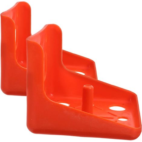 Porte-bloc de Sel en Pe Rouge pour Bétail, Boîte à Lécher 2pcs, Support Robuste pour Blocs de Sel Minéraux, pour Élevage Agricole (1/5)