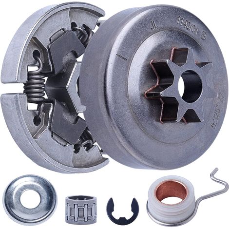 0,325 7T Tambour d'embrayage avec engrenage à vis sans fin pour Stihl MS250 025 MS230 (1/5)