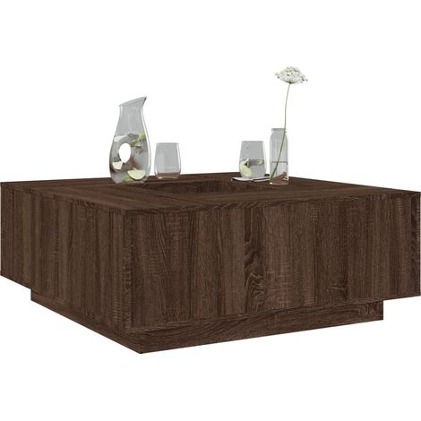 Couchtisch Braun Eichen-Optik 100x100x40 cm Holzwerkstoff