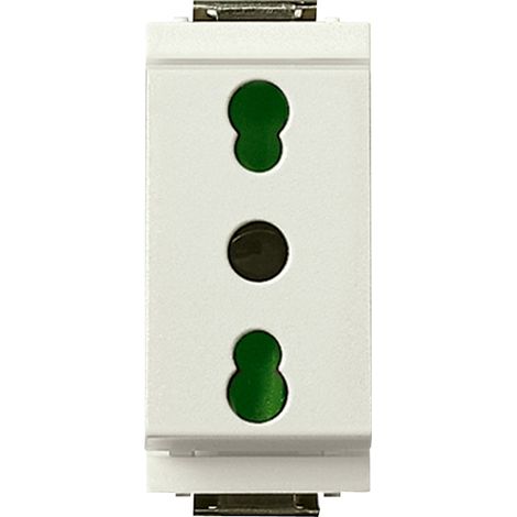 Presa 2P+T 16A P17/11 Bianco VIMAR 17033.B