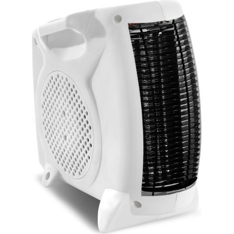 Radiateur électrique 2000w – deux puissances de chauffage – fonction ventilateur – montage vertical / horizontal – protection contre la surchauffe (1/3)