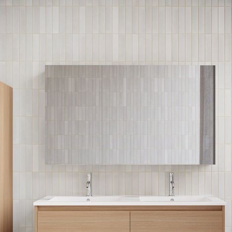 Spiegelschrank FORTINA 120 cm Eiche hell