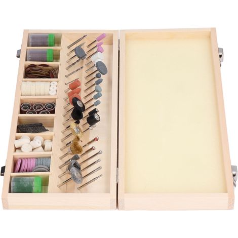 Ensemble de 228 accessoires pour mini-outils rotatifs, outils de meulage et de polissage haute performance avec un diamètre de tige de 3 mm. (1/5)
