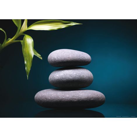 Zen Stones, photo murale intissée, 155x110 cm, 1 part (1/3)