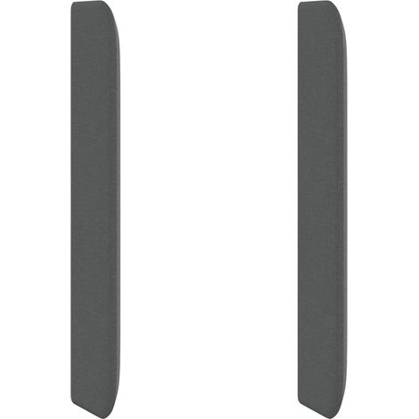 Maison Exclusive - Kopfteil Ohr Grau 80 x 16 x 4 cm Stoff