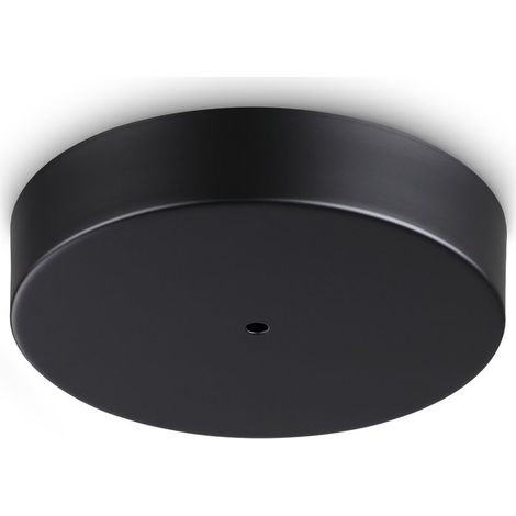 Ideal Lux Rosone 1 luce nero alluminio vetro