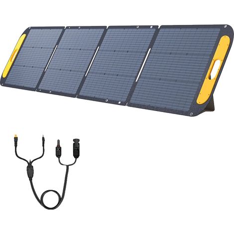 Panel solar de alta eficiencia, diseño plegable y portátil, VTOMAN VS200 (1/2)