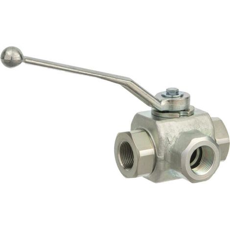 3-W Kugelhahn 3/4" Spez.Dicht. PISTER KH3KSR12LA