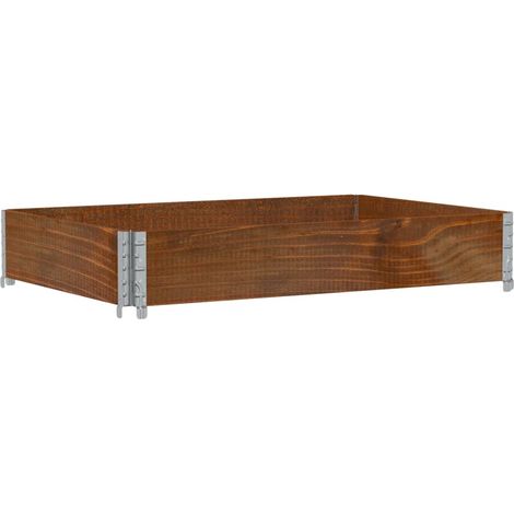 Maison Exclusive - Poggiapiedi da Giardino Marrone 120x80cm Legno Massello di Pino