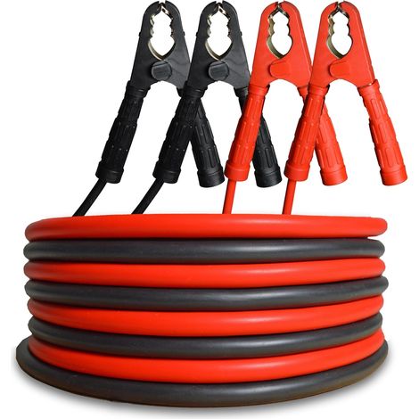 Heavy Duty 3m Jump Leads Copper Coated Aluminium Booster Cables 450A, for Large Cars Van, 4×4’s, Agricultural Vehicles up to 4000cc (1/3)