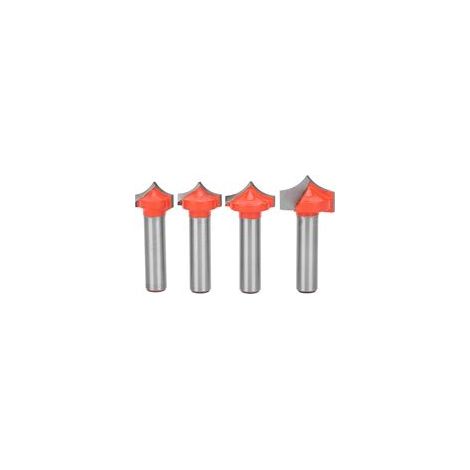 Jeu d'embouts de toupie pour le travail du bois, 4 pièces, Machines à graver à 8 tiges aiguisées, fraise (1/5)