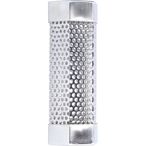 Tube fumoir en acier inoxydable 304, portable, hexagonal, stable, générateur de fumée pour barbecue, fumage à chaud et à froid des aliments grillés, 15,4 x 5 cm (6 pouces) (1/5)